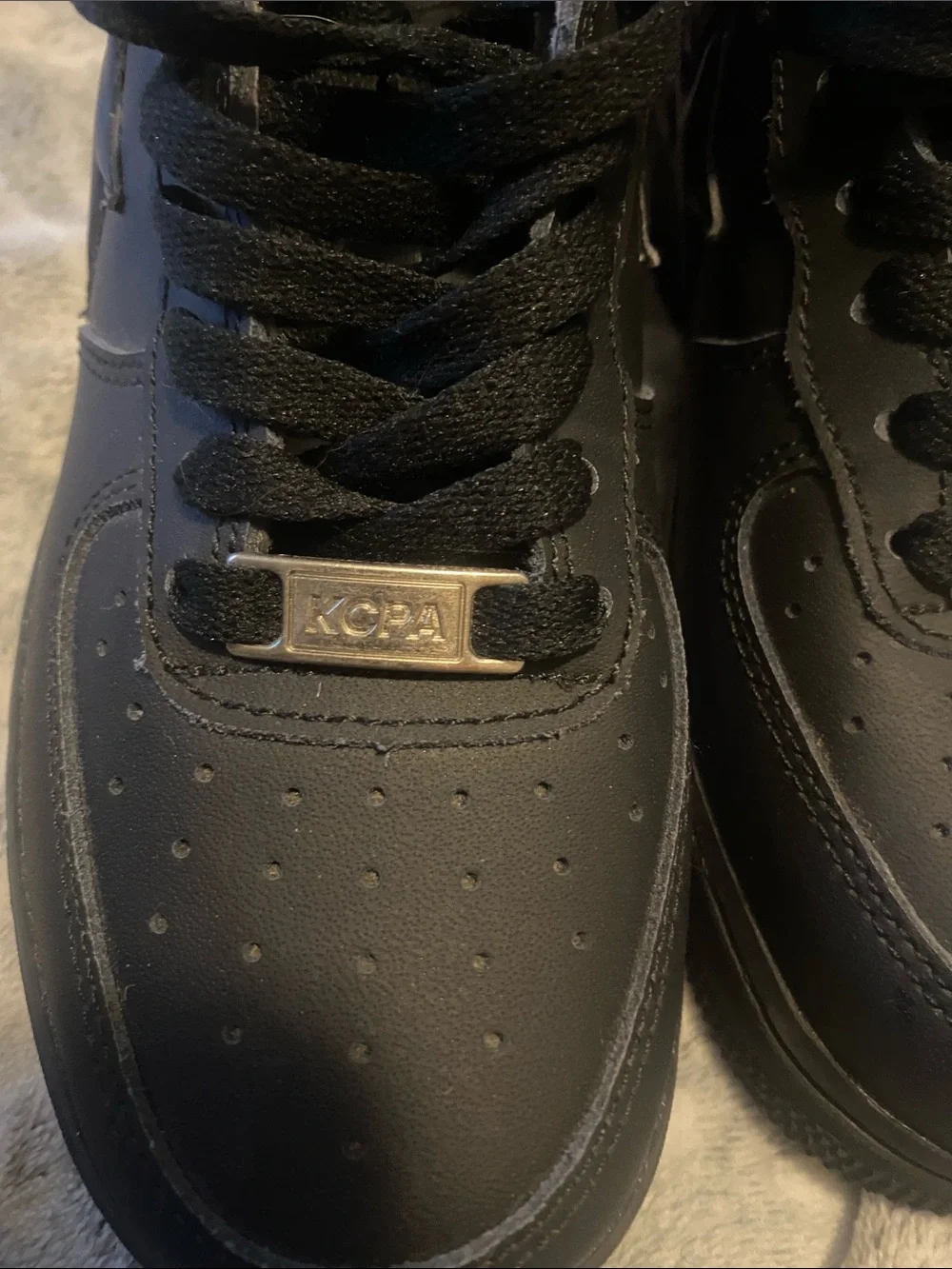 Kenneth Cole Black Kids' Lace-Up Sneakers